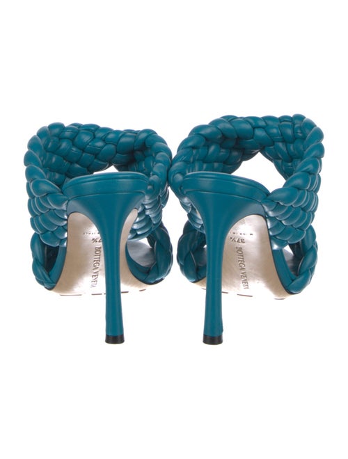 Bottega Veneta Intrecciato Weave Leather Slides