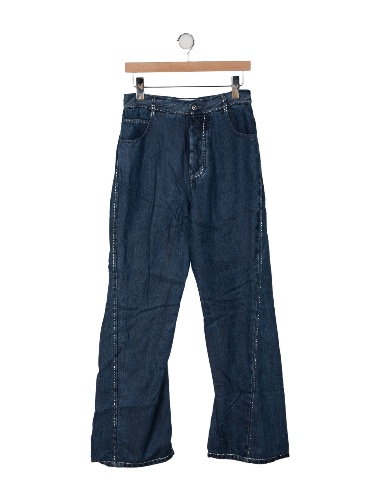 Bottega Veneta High-Rise Wide Leg Jeans