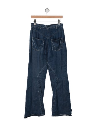 Bottega Veneta High-Rise Wide Leg Jeans
