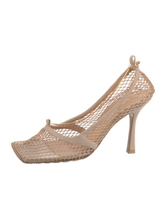 Bottega Veneta Mesh Chain-Link Accents Sandals