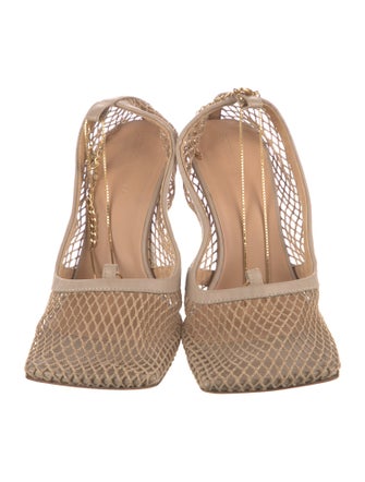 Bottega Veneta Mesh Chain-Link Accents Sandals