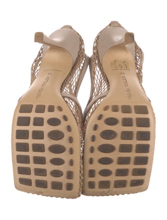 Bottega Veneta Mesh Chain-Link Accents Sandals