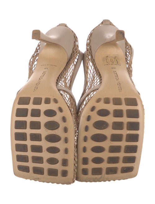 Bottega Veneta Mesh Chain-Link Accents Sandals