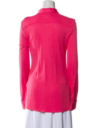 Bottega Veneta Long Sleeve Button-Up Top