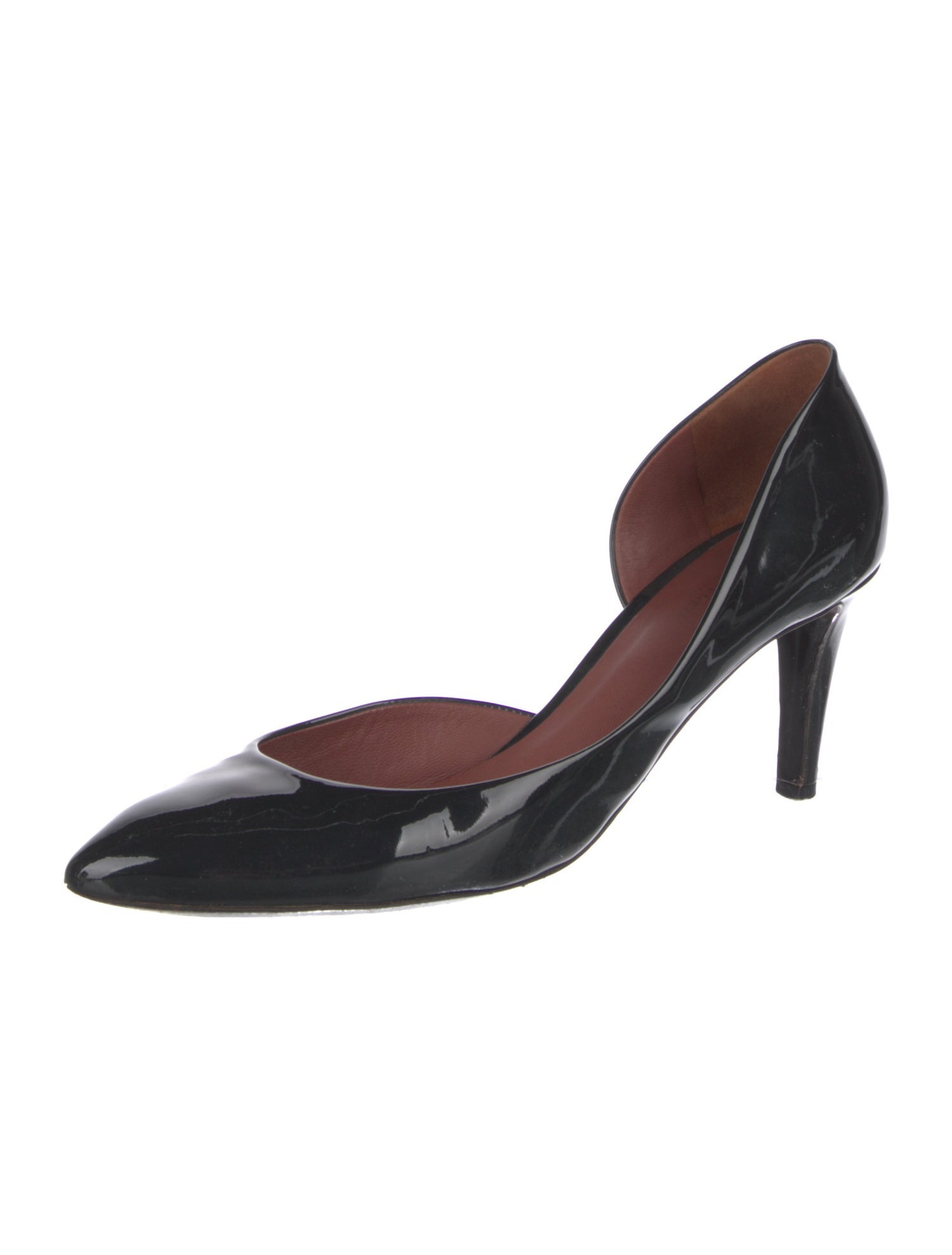 Bottega Veneta Patent Leather D'Orsay Pumps