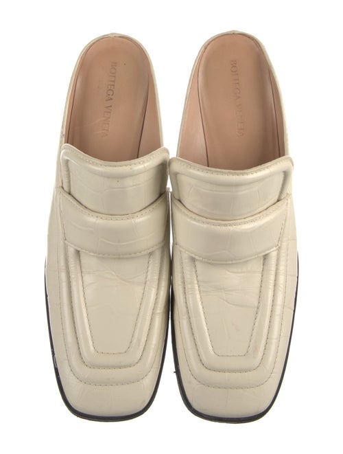 Bottega Veneta Embossed Leather Mules