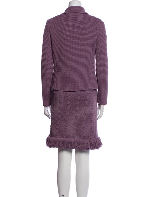 Bottega Veneta Fringe Trim Accent Skirt Set