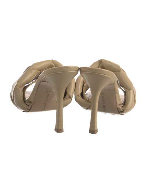 Bottega Veneta Intrecciato Weave Leather Slides