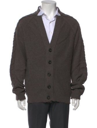 Bottega Veneta Merino Wool V-Neck Cardigan