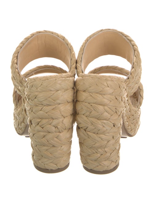 Bottega Veneta Straw Slides