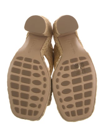 Bottega Veneta Straw Slides