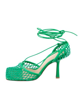 Bottega Veneta Mesh Mesh Accents Sandals
