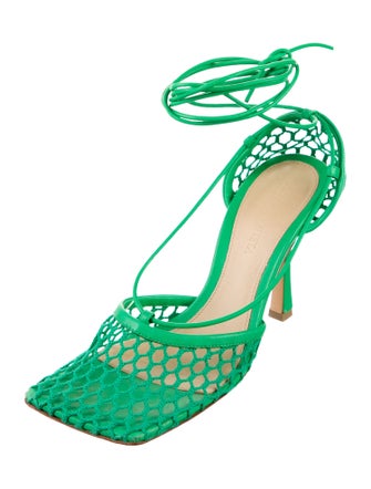 Bottega Veneta Mesh Mesh Accents Sandals