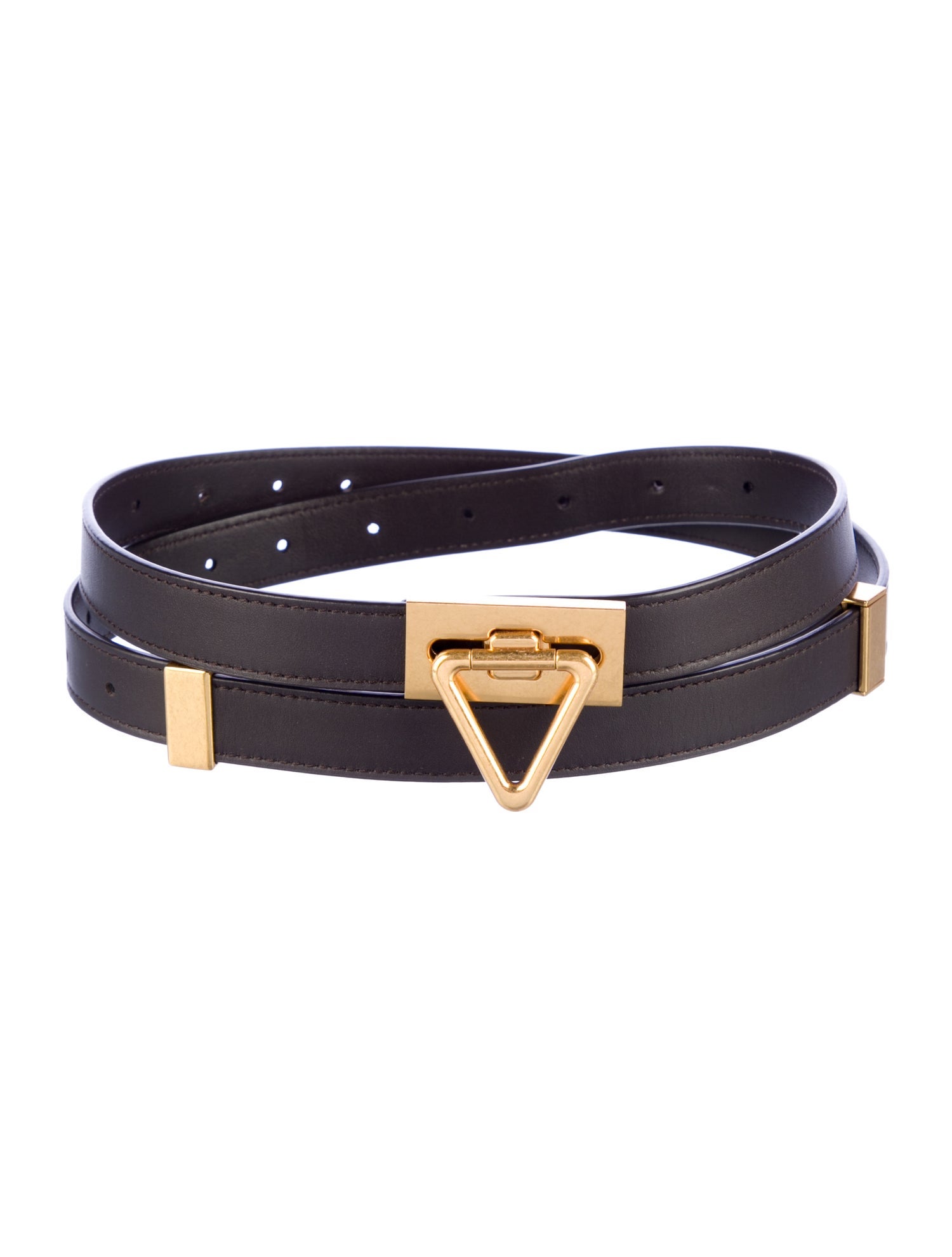 Bottega Veneta Skinny Leather Belt Kit