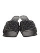 Bottega Veneta Quilted Pattern Leather Slides