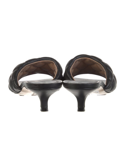 Bottega Veneta Quilted Pattern Leather Slides