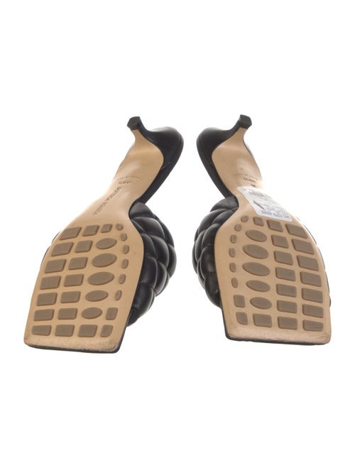 Bottega Veneta Quilted Pattern Leather Slides