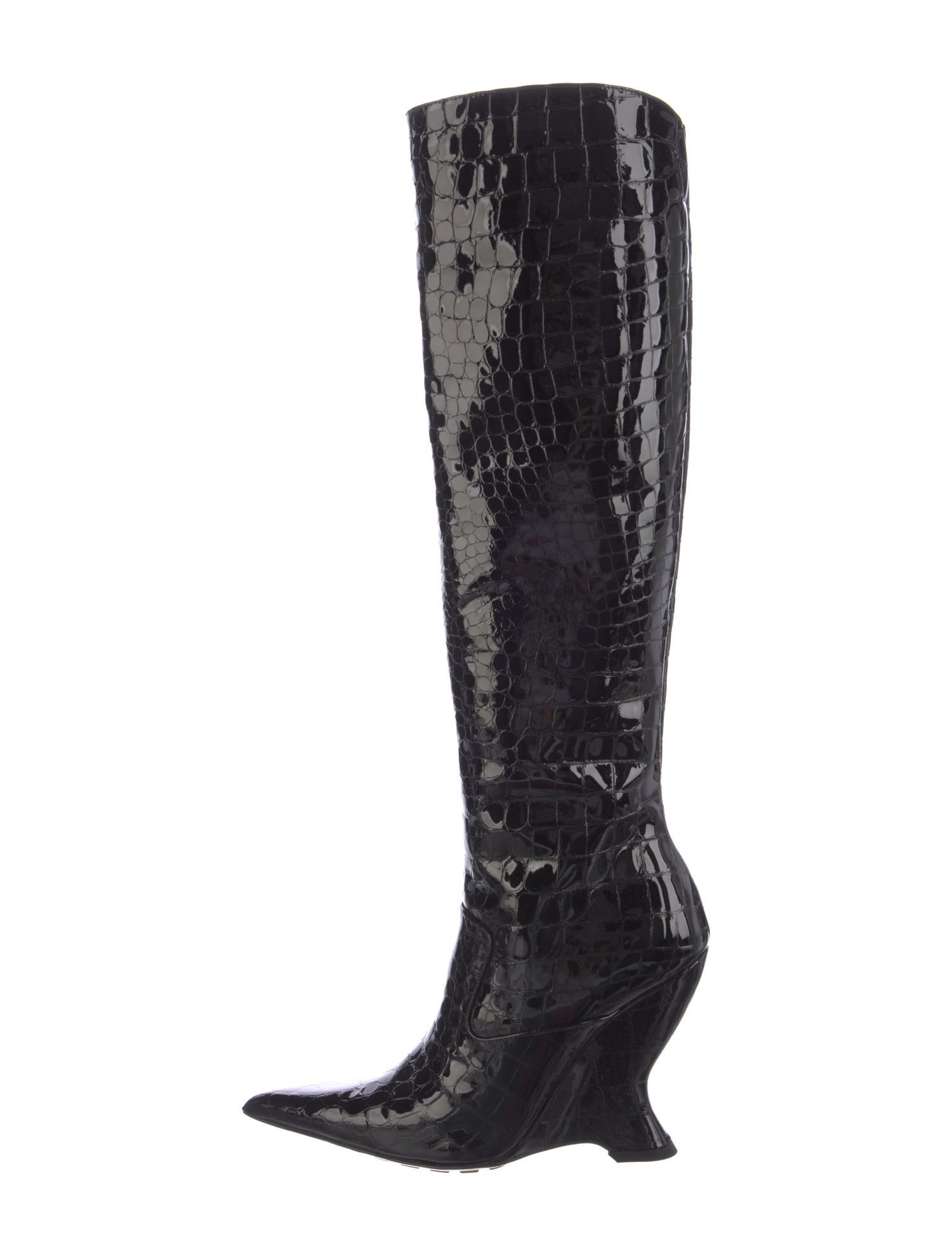 Bottega Veneta Patent Leather Boots