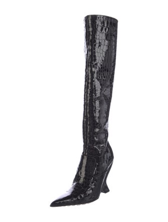 Bottega Veneta Patent Leather Boots