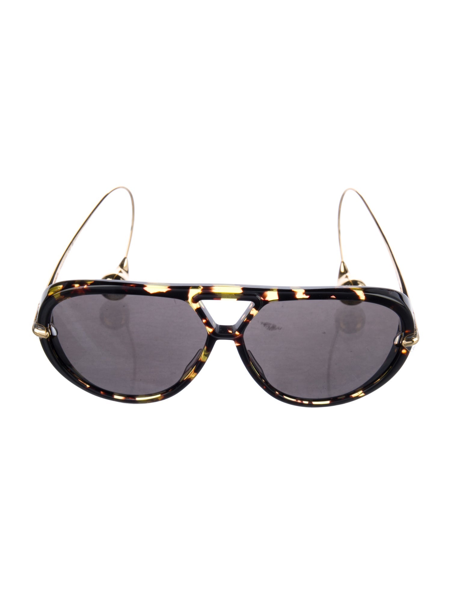 Bottega Veneta Aviator Mirrored Sunglasses