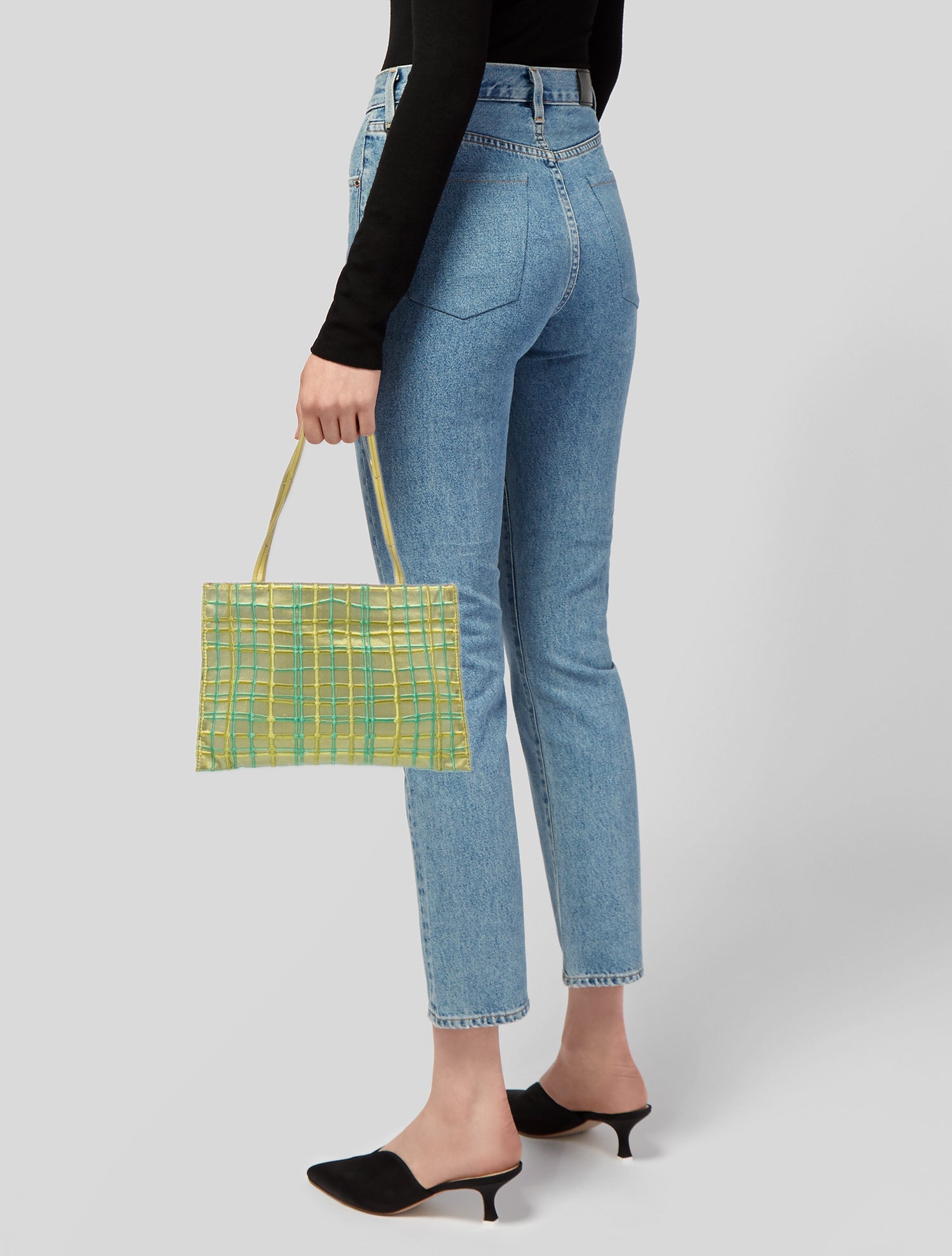 Bottega Veneta Satin Top Handle Bag Vintage