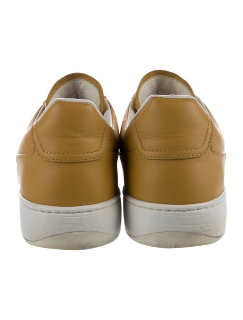 Bottega Veneta Leather Colorblock Pattern Sneakers