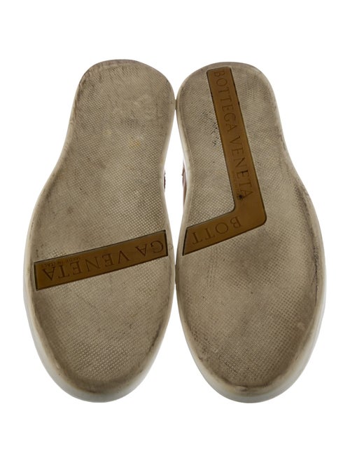 Bottega Veneta Leather Colorblock Pattern Sneakers