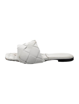 Bottega Veneta Intrecciato Weave Leather Slides