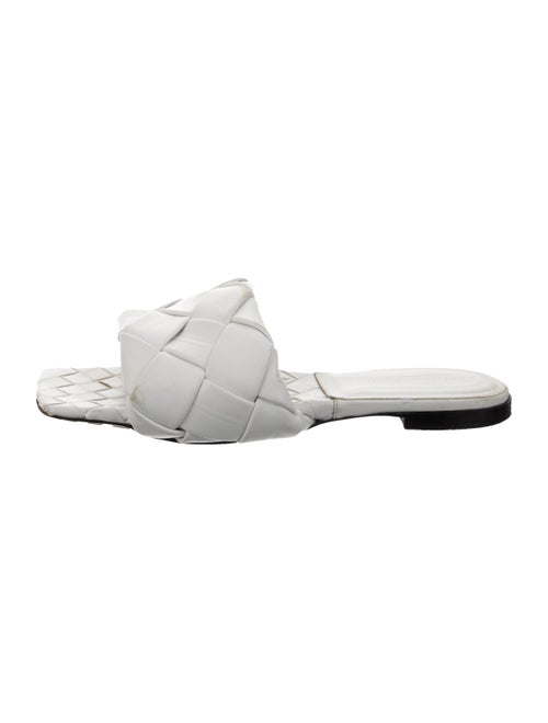 Bottega Veneta Intrecciato Weave Leather Slides