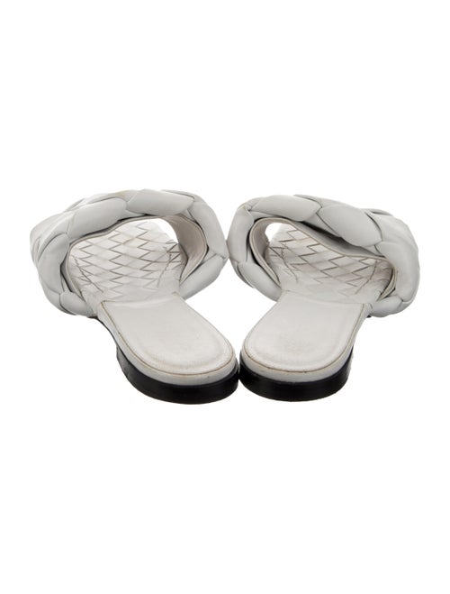 Bottega Veneta Intrecciato Weave Leather Slides