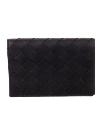 Bottega Veneta Intrecciato Weave Lambskin Wallet