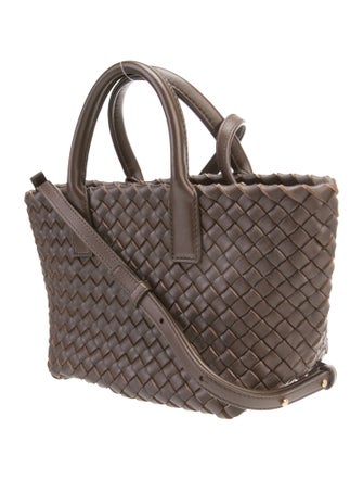 Bottega Veneta Intrecciato Cabat Mini