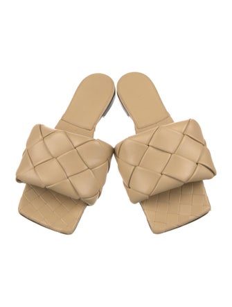 Bottega Veneta Leather Slides