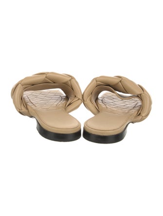 Bottega Veneta Leather Slides