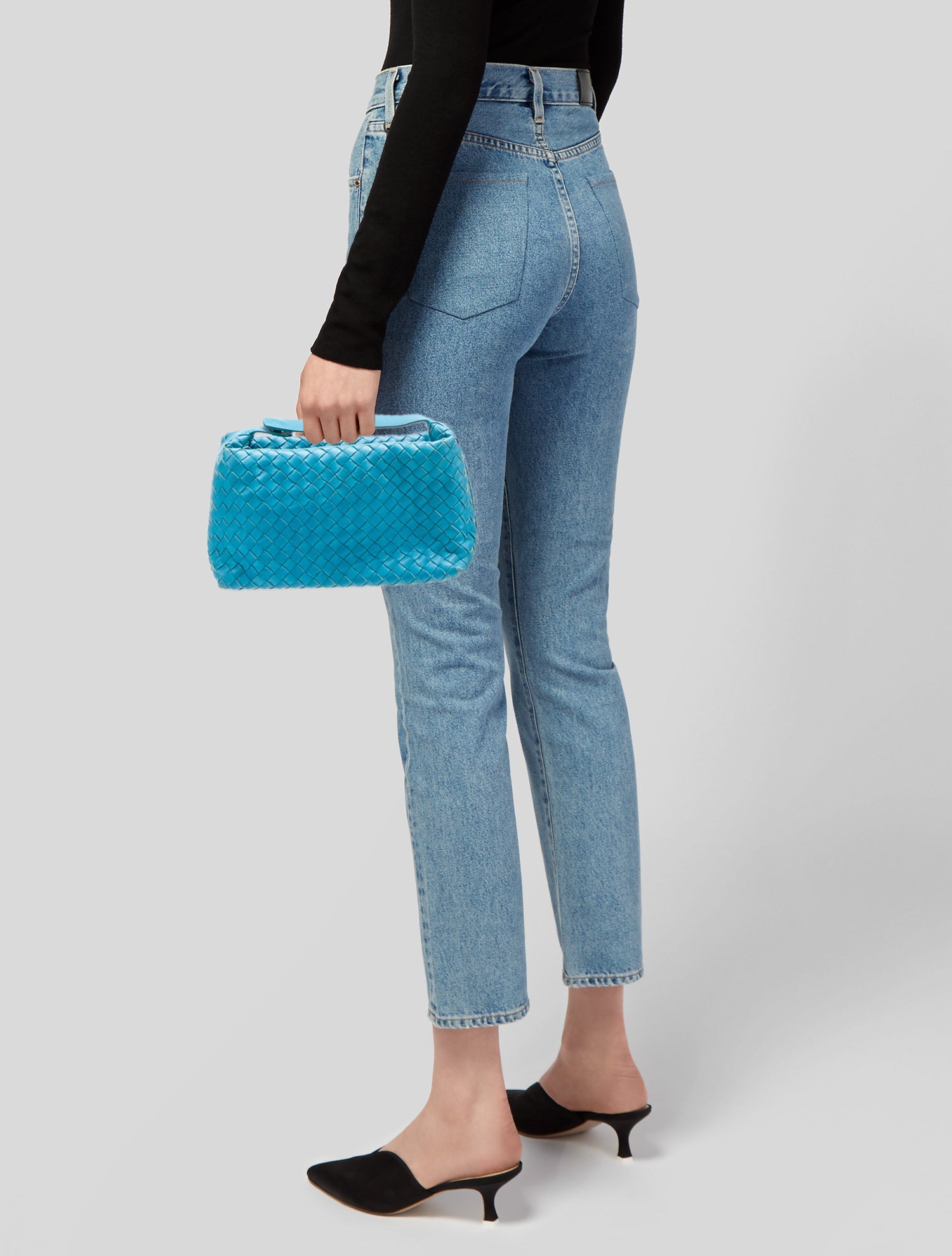 Bottega Veneta Intrecciato Top Handle Bag Mini