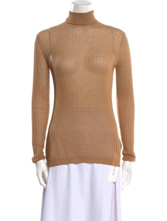 Bottega Veneta Turtleneck Long Sleeve Top