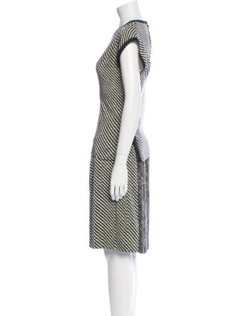 Bottega Veneta Silk Striped Skirt Set