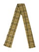 Bottega Veneta Wool Plaid Print Scarf