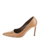 Bottega Veneta Intrecciato Weave Leather Pumps