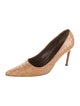 Bottega Veneta Intrecciato Weave Leather Pumps
