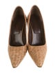 Bottega Veneta Intrecciato Weave Leather Pumps