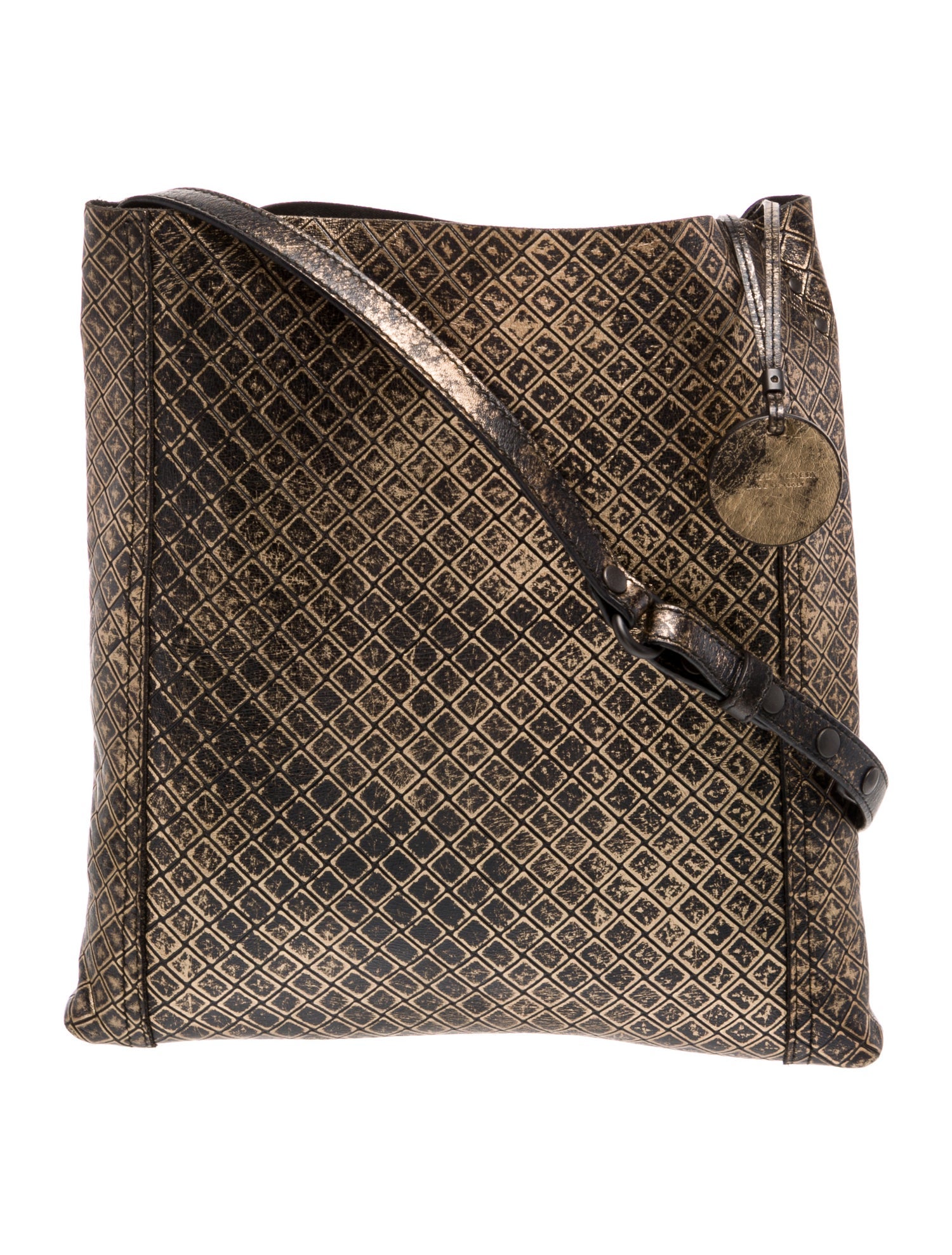 Bottega Veneta Leather Messenger Bag