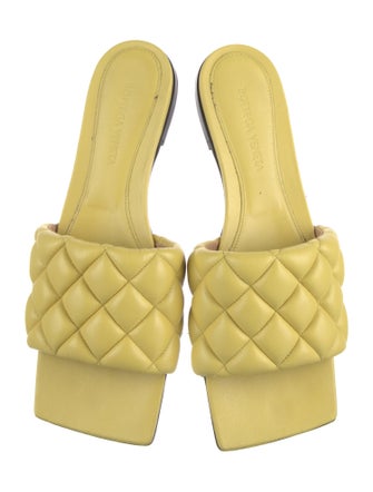 Bottega Veneta Leather Slides