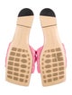 Bottega Veneta Quilted Pattern Leather Slides