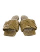 Bottega Veneta Intrecciato Weave Leather Slides