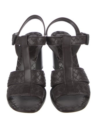 Bottega Veneta Leather Slingback Sandals