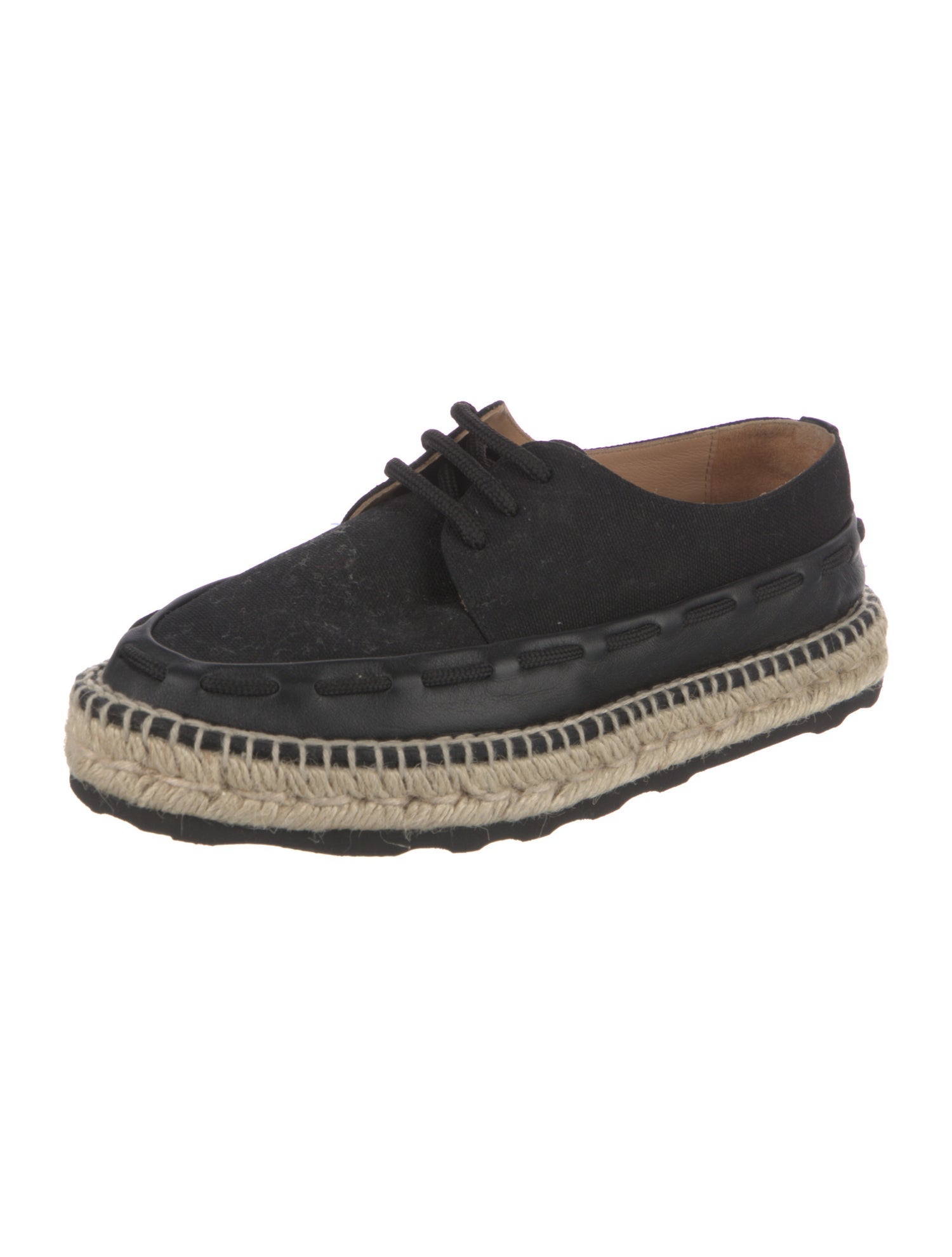 Bottega Veneta Canvas Braided Accents Espadrilles