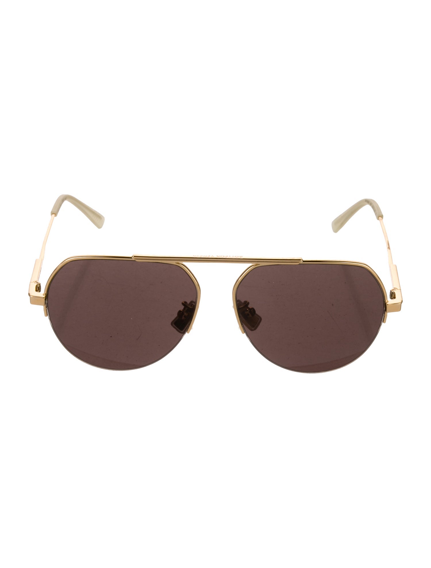 Bottega Veneta Aviator Tinted Sunglasses