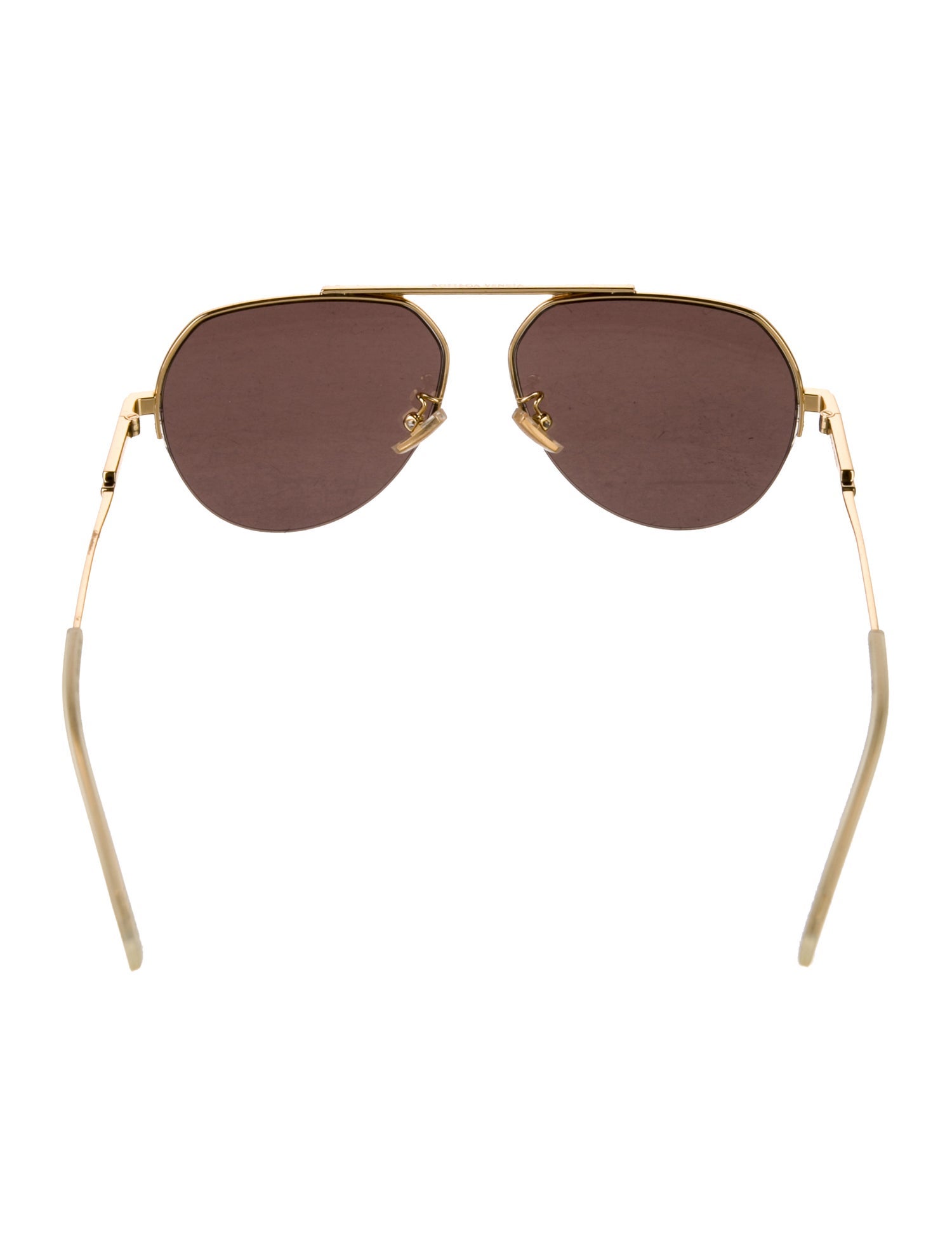 Bottega Veneta Aviator Tinted Sunglasses