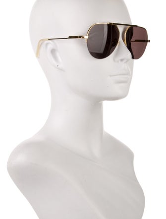 Bottega Veneta Aviator Tinted Sunglasses